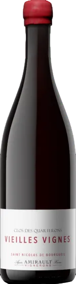 photos du vin Aoc Saint-Nicolas de Bourgueil "le Clos des Quarterons" Vieilles Vignes Agnès et Xavier Amirault