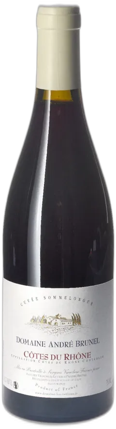 photo du vin Côtes du Rhône Cuvée "Sommelongue" Domaine André Brunel
