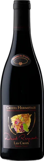 vue du vin Aoc Crozes-Hermitage les Croix Vieilles Vignes Domaine les Bruyères David Reynaud
