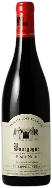 photo du vin Bourgogne Pinot Noir Domaine Philippe Livera Domaine des Tilleuls