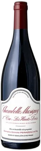 vue du vin Chambolle-Musigny 1er Cru les Hauts Doix Rouge Domaine Gérard Peirazeau