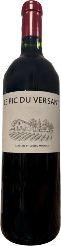 photo du vin Aoc Castillon Côtes de Bordeaux le Pic du Versant Loulou et Caroline Mitjavile