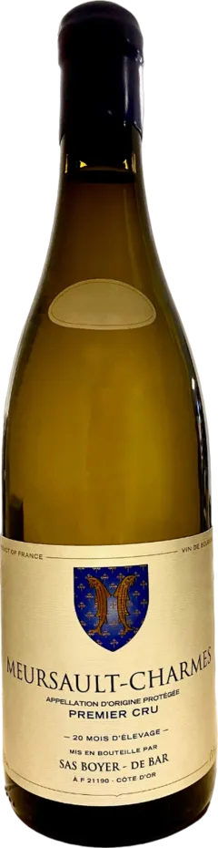 vue du vin Meursault 1er Cru "les Charmes" Domaine Boyer Martenot