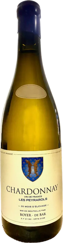 image du vin Vin de France Chardonnay les Peyrarols Domaine Boyer de Bar