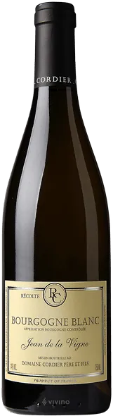 illustration du vin Aoc Bourgogne Jean de la Vigne Domaine Cordier Père et Fils
