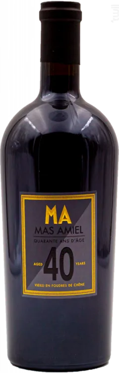 image du vin Maury 40 Ans d’Âge Mas Amiel