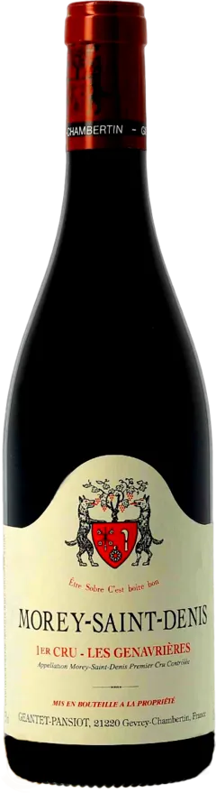 vue du vin Aoc Morey-Saint-Denis 1er Cru les Genavrières Domaine Geantet-Pansiot