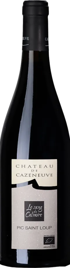 illustration du vin Aoc Pic-Saint-Loup "le Sang du Calvaire" Château de Cazeneuve