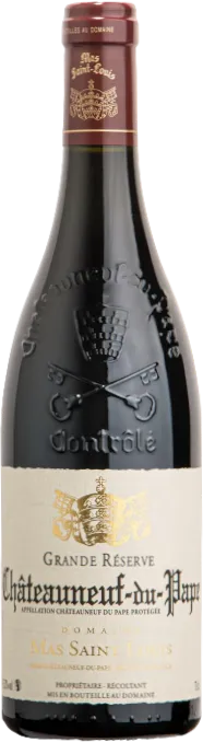 image du vin Aoc Châteauneuf-du-Pape Grande Réserve Domaine Mas Saint Louis