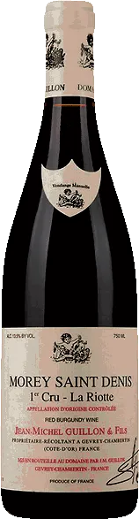 photo du vin Aoc Morey Saint Denis 1er Cru la Riotte Domaine Jean-Michel Guillon