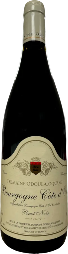 photo du vin Aoc Bourgogne Côte d’or Pinot Noir Domaine Odoul-Coquard