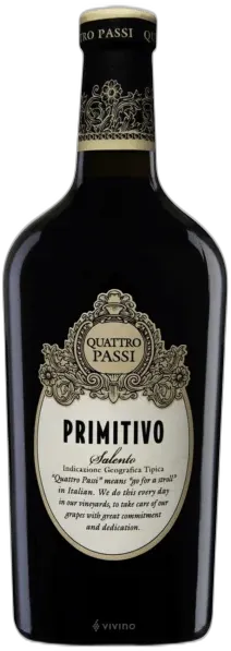 photos du vin Doc Primitivo Quattro Passi