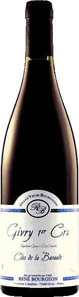 illustration du vin Givry 1er Cru Clos de la Baraude Domaine René Bourgeon