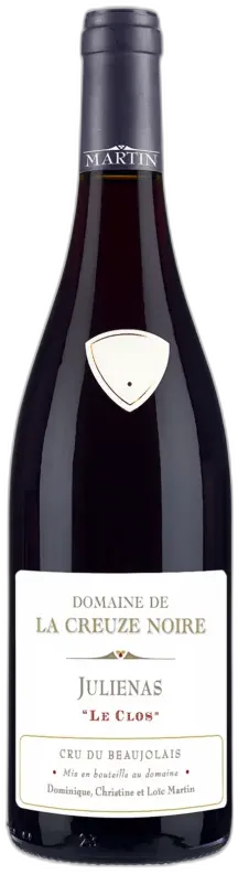 photo du vin Aoc Juliénas le Clos Domaine de la Creuze Noire