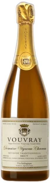 image du vin Aop Vouvray Méthode Traditionnelle Brut Domaine Vigneau-Chevreau