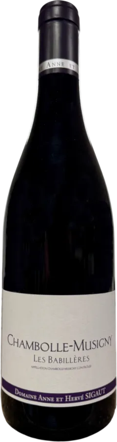 photos du vin Aoc Chambolle-Musigny les Babillères Domaine Anne et Hervé Sigaut