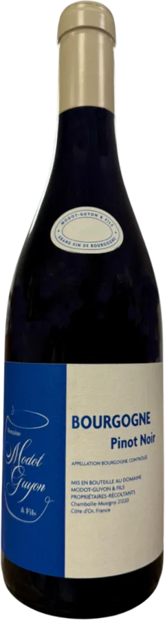 photo du vin Aoc Bourgogne Pinot Noir Domaine Modot-Guyon