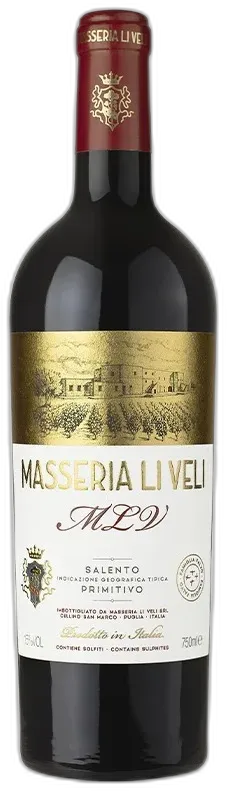 illustration du vin Igt Salento Mlv Primitivo Masseria li Veli