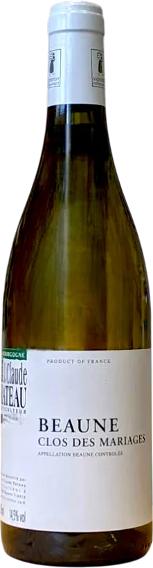 photo du vin Aoc Beaune Clos des Mariages Domaine Jean-Claude Rateau