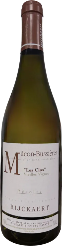 image du vin Aoc Mâcon-Bussières les Clos Vieilles Vignes Domaine Rijckaert