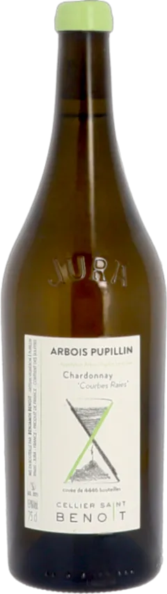 aperçu du vin Aoc Arbois Pupillin Chardonnay "Courbes Raies" Cellier Saint Benoit
