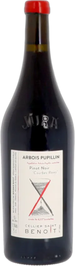 capture du vin Aoc Arbois Pupillin Pinot Noir "Courbes Raies" Cellier Saint Benoit