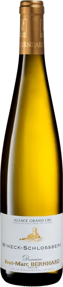 image du vin Aoc Alsace Riesling Grand Cru Wineck Schlossberg Domaine Jean-Marc Bernhard