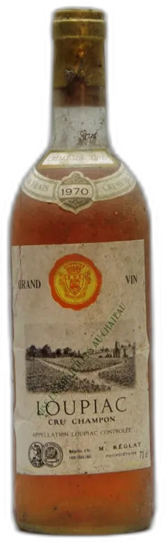 capture du vin 1970 Cru Champon, Loupiac Crème de Tête