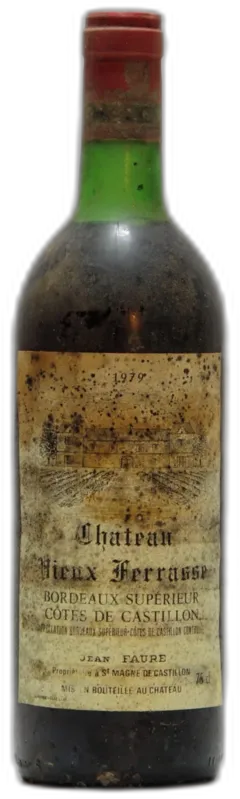 image du vin 1979 Château Vieux Ferrasse, Côtes de Castillon