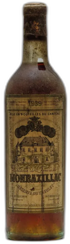 capture du vin 1939 Château de la Fonvieille, Monbazillac Reserve du Theulet