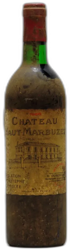 image du vin 1986 Château Haut-Marbuzet, Saint Estephe
