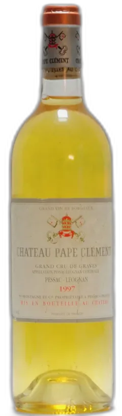 capture du vin 1997 Château Pape Clément, Pessac Leognan Blanc