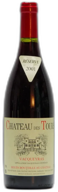 photo du vin 2001 Château des Tours, Vacqueyras