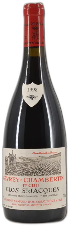 aperçu du vin Gevrey-Chambertin Premier Cru Lavaux Saint-Jacques 1998