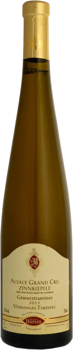 photo du vin Gewurztraminer Grand Cru Zinnkoepfle Vendanges Tardives