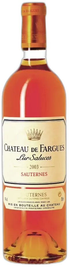 photos du vin Château de Fargues 2003