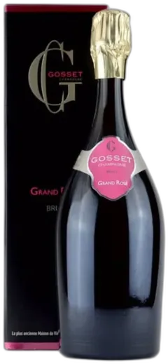vue du vin Champagne Gosset Grande Reserve Rose Magnum