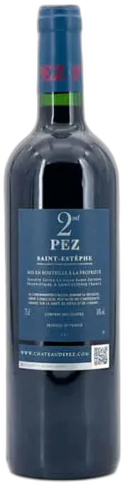 capture du vin Château de Pez le 2nd Pez Saint Estephe