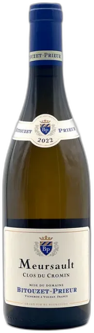 photo du vin Domaine Bitouzet Prieur Meursault Clos du Cromin
