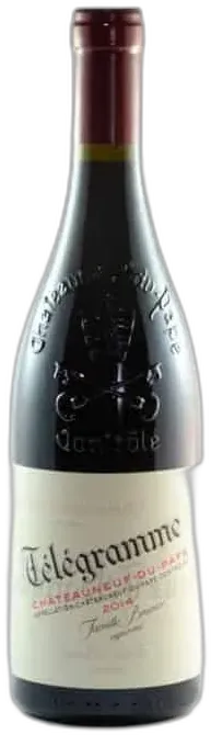 photo du vin Vieux Télégraphe "Telegramme" Chateauneuf du Pape Rouge