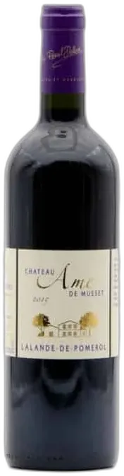 photo du vin Ame de Musset Lalande de Pomerol