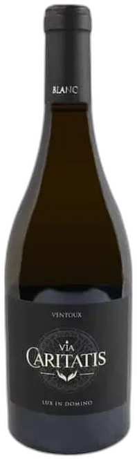 illustration du vin Via Caritatis Lux in Domino Blanc