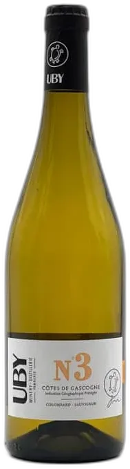 photo du vin Uby Numéro 3 Igp Côtes de Gascogne