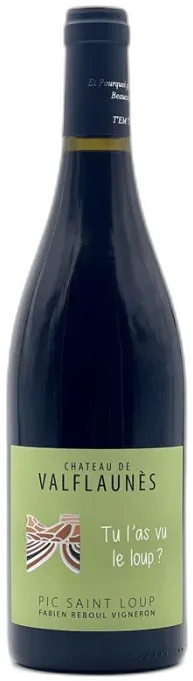 photo du vin Valflaunès tu l’as vu le Loup