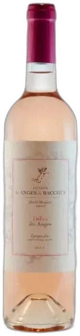 illustration du vin Anges de Bacchus Délice des Anges Rosé