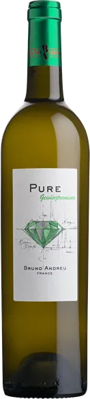 image du vin Pays d’oc Pure Gewürztraminer Blanc 2023 Bruno Andreu