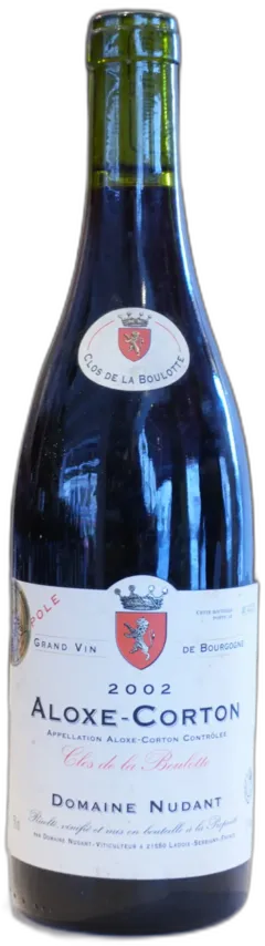 image du vin Aloxe Corton 2002 Domaine Nudant
