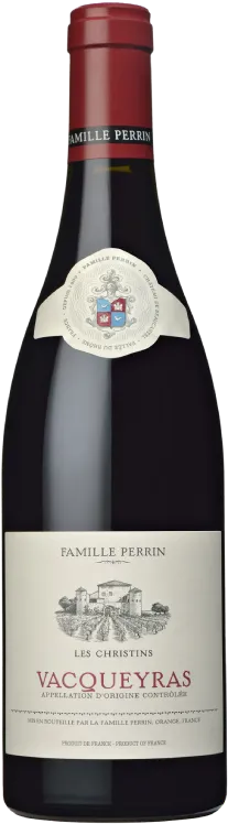 photo du vin Famille Perrin Vacqueyras les Christins 2023 Vin Rhone