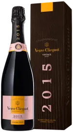 image du vin Champagne Veuve Clicquot Rosé Vintage 2015 en Etui