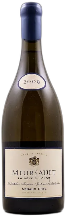 photos du vin Arnaud Ente Meursault "Sève du Clos" 2008